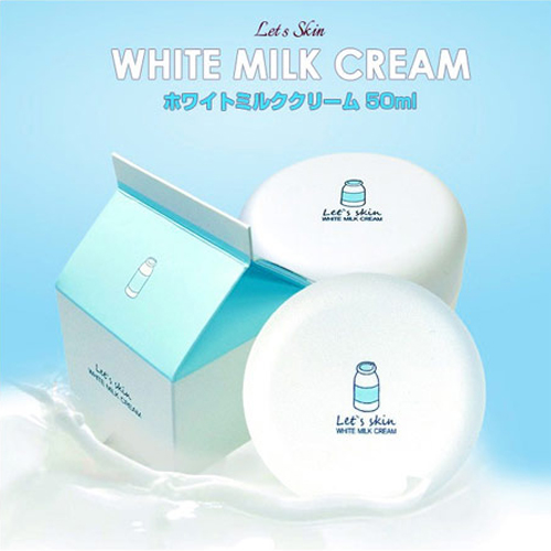 韓国食品のKFT / レッツスキンホワイトミルククリーム・50ml