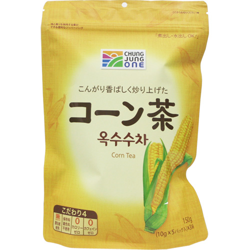 韓国食品のKFT / 清浄園・organicコーン茶（ティーバック）・150g（10g